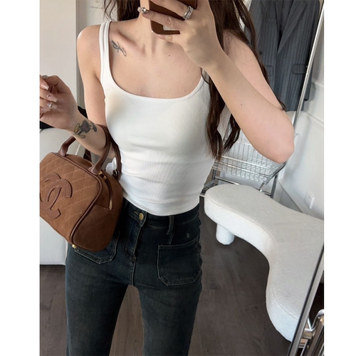 无品牌青春流行女士打底背心