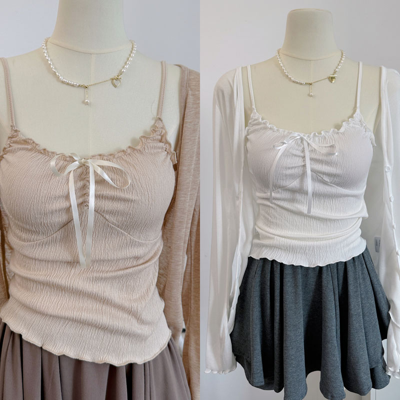 显瘦吊带薄款女神纯欲