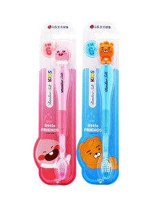 韩国LG儿童卡通牙刷细密细毛软毛清洁护齿萌趣可爱6岁以上12岁