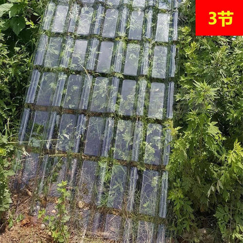 透明瓦采光瓦加厚树脂亮瓦PC塑料屋顶采光透明瓦加厚琉璃瓦片树脂