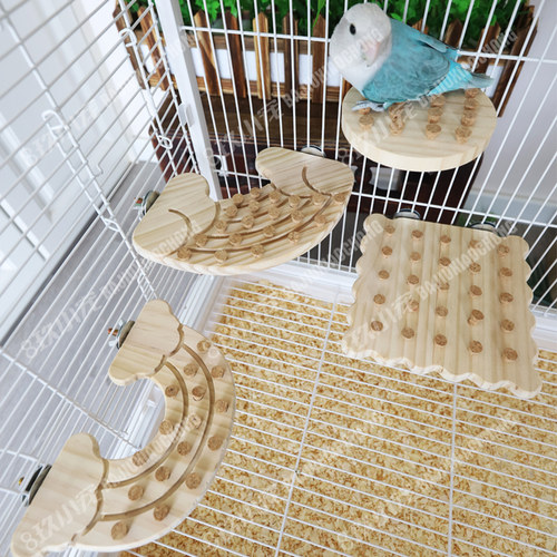 原木质鹦鹉鸟虎皮牡丹天然站杆