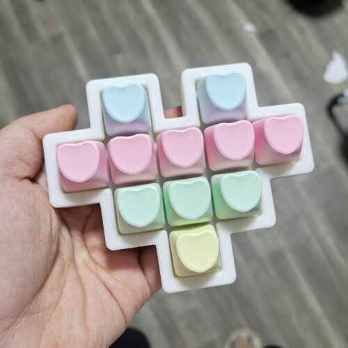 keyboard fidget toy clicker keyring girls解压玩具按键盘挂件