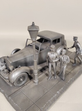 欧洲古董1930杜森伯格J旅行车锡制汽车模型礼品富兰克林收藏摆件