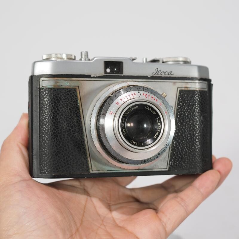 西洋古董机械旁轴135胶卷胶片相机快门光圈工作怀旧收藏摆件道具