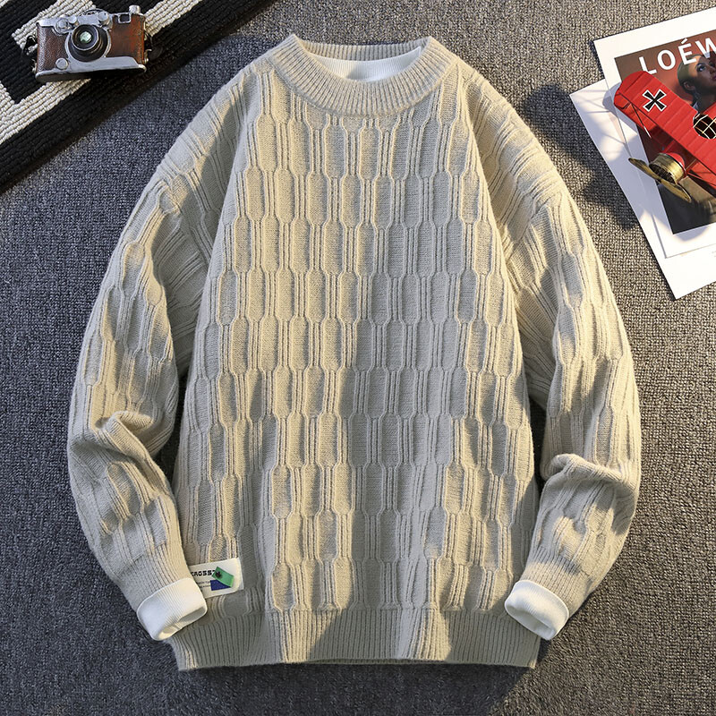 CC家--9760--P48--2025秋季时尚潮流圆领毛衣男-群文件第16波