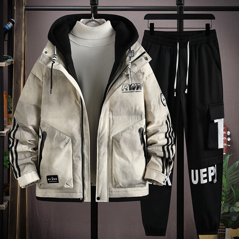 天猫家Y998-p255 2024年新款新国标90白鸭绒保暖羽绒服男