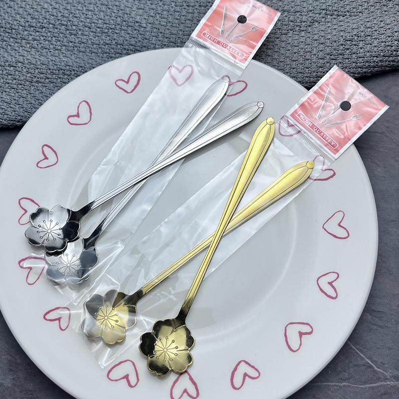 不锈钢咖啡勺创意小调羹长柄搅拌勺子甜品勺蛋糕勺吃海胆燕窝汤勺