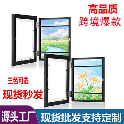 儿童翻盖相框热卖木质相框 Kids Art Frames艺术收纳画框