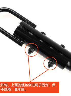 黑色涤纶攀爬绳 室内外健身房健身训练攀岩绳