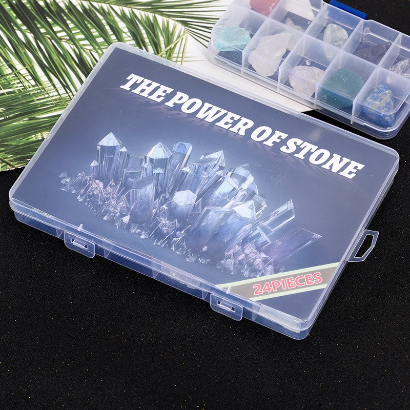 天然水晶原石矿石标本摆件矿物晶体盲盒孩子礼物科普儿童收藏奇石