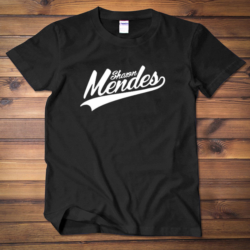 萌德Shawn Mendes蒙德肖恩蒙德兹音乐同款短袖t恤男女 半袖衣服