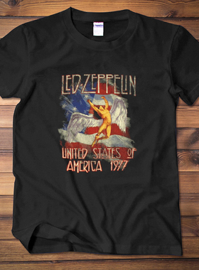 齐柏林飞船飞艇 Led Zeppelin 摇滚金属男女短袖T恤T-shirt乐队