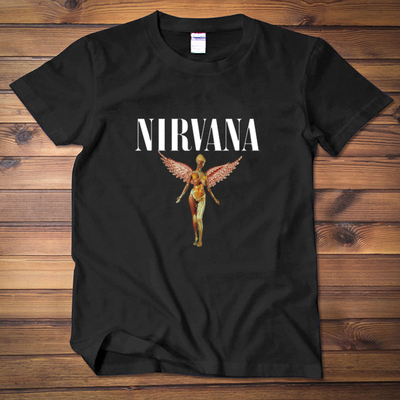 科特柯本 nirvana 涅槃 母体 短袖T恤男女纯棉宽松