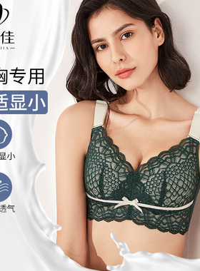 2025春夏新款内衣女无钢圈乳胶全罩杯调整型文胸薄款收副乳显胸小