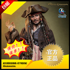 新品预售Hot Toys 加勒比海盗5 死无对证 杰克船长 1/6可动兵人