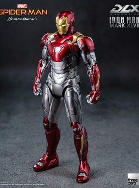预售Threezero蜘蛛侠返校季钢铁侠Mark 47 3Z09460C0 DLX可动兵人