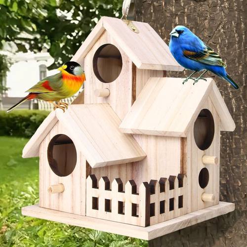 实木鸟窝加厚繁殖箱鹦鹉小房子