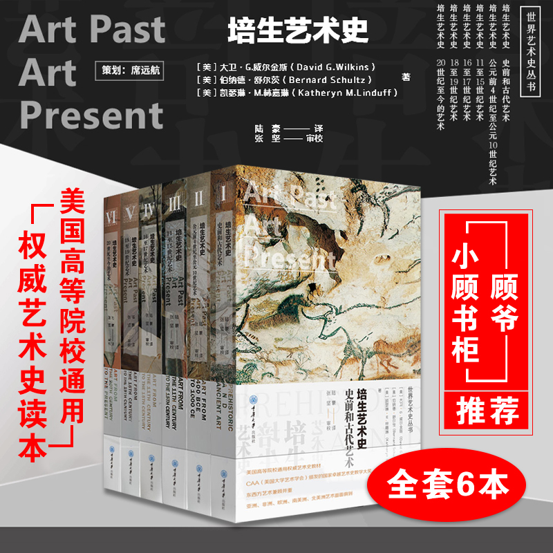 顾爷小顾书柜推荐 培生艺术史 全套6册 美国高校通用艺术史教材 美术简史 西方外国美术史 外国工艺美术史 构图的艺术 世界艺术史