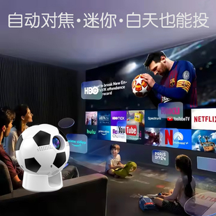 送幕布新海外用迷你投影机家用超高清无线平板手机投影仪WiFi智能投影电视便携式露营投影新马泰澳洲欧美洲用