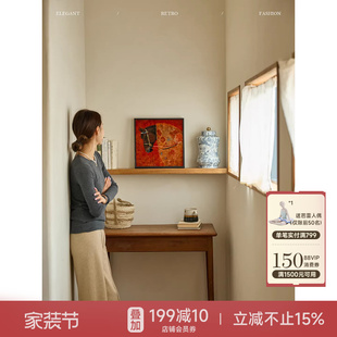 饰画客厅玄关挂画W 蜡笔派挂毯画复古轻奢高级装 孤品4折