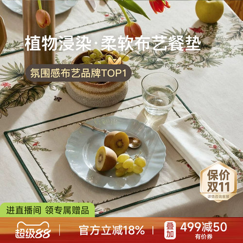 田园ins风高级餐垫餐巾