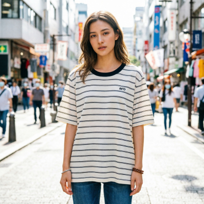 2026春季新款时尚百搭显瘦针织短袖T恤女上衣潮6071