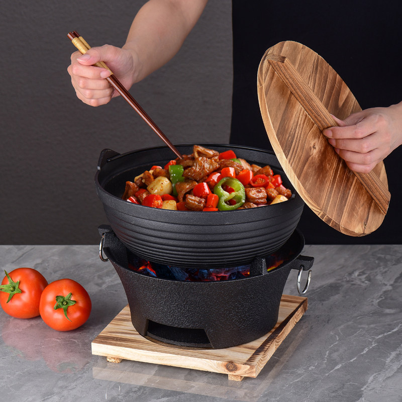 Thickened Cast Iron Charcoal Grill – Authentic BBQ Flavor Awaits - Product image 2