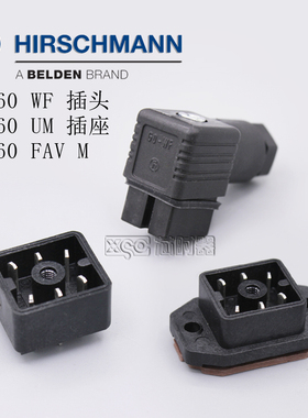 GO-WF赫斯曼Hirschmann真空计插头插座6针GO60WF GO60UM GO60FAVM