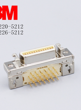 N10226-5212PC 10220原装3M板端焊接连接器MDR母座