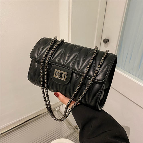 赫雅小方包链条小日韩绣线