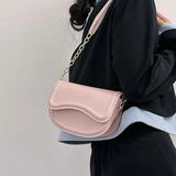 Дизайнерская небольшая цепь, сумка через плечо, летняя сумка на одно плечо, премиум класс, 2023, в западном стиле