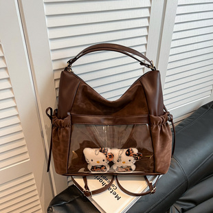 2025新款大容量痛包时尚百搭潮流简约学院风小众设计感单肩双肩包