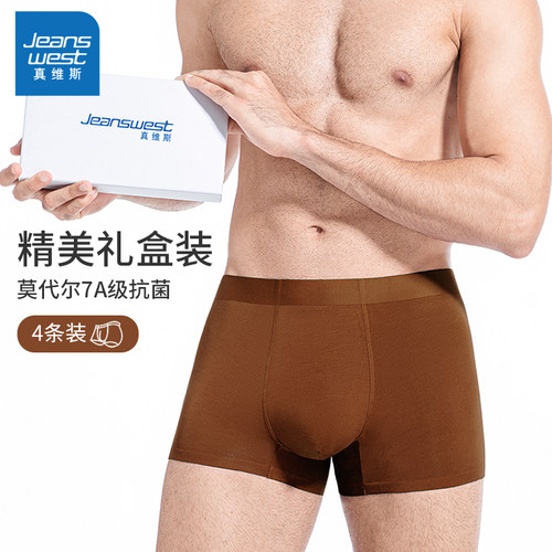 真维斯莫代尔内裤男士棕色