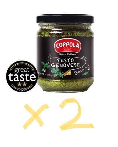 COPPOLA进口意大利罗勒香草酱青酱180gx2含46%意大利罗勒意式风味