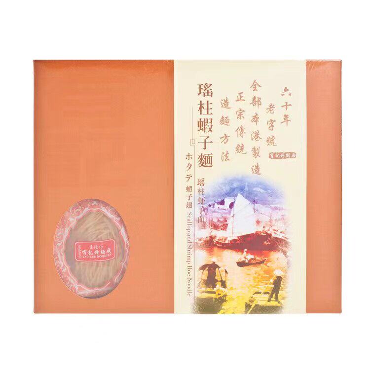 香港仔有记金装瑶柱虾子面幼面50GX6盒装300G爽滑弹牙汤面炒面