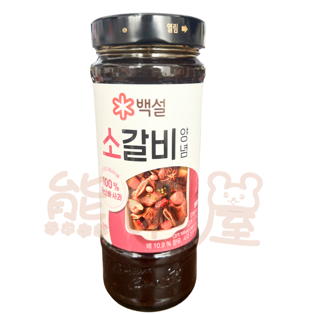 CJ韩国牛肋骨调味酱汁500G包装酱肉拌面调料酱酱类调料拌面蘸版料