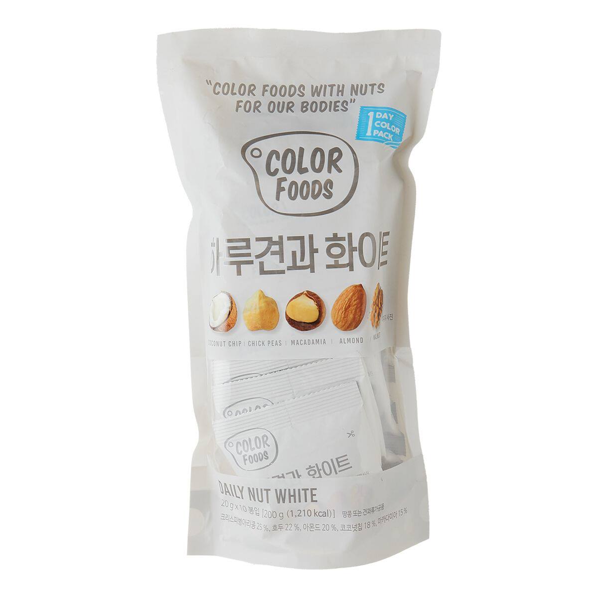 Sunnuts 日常坚果杂锦包白色20gx10包每日坚果健康零食坚果包进口