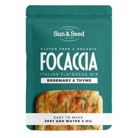 Sun & Seed英国有机无麸意式香草面包混合粉迷迭香百里香300克