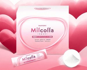 日本进口三得利官网购买三得利Milcolla蜜露珂娜新胶原蛋白粉30日