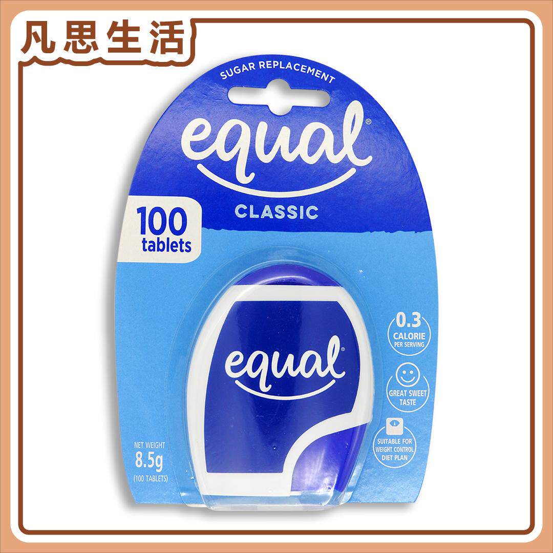 泰国 怡口 - EQUAL CLASSIC健康糖代糖100粒8.5克 红茶底咖啡材料