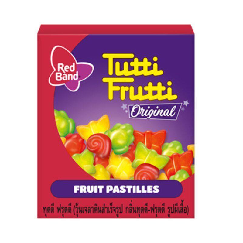 网红荷兰进口Red Band Tutti Frutti可乐糖15g水果果汁糖果无色素