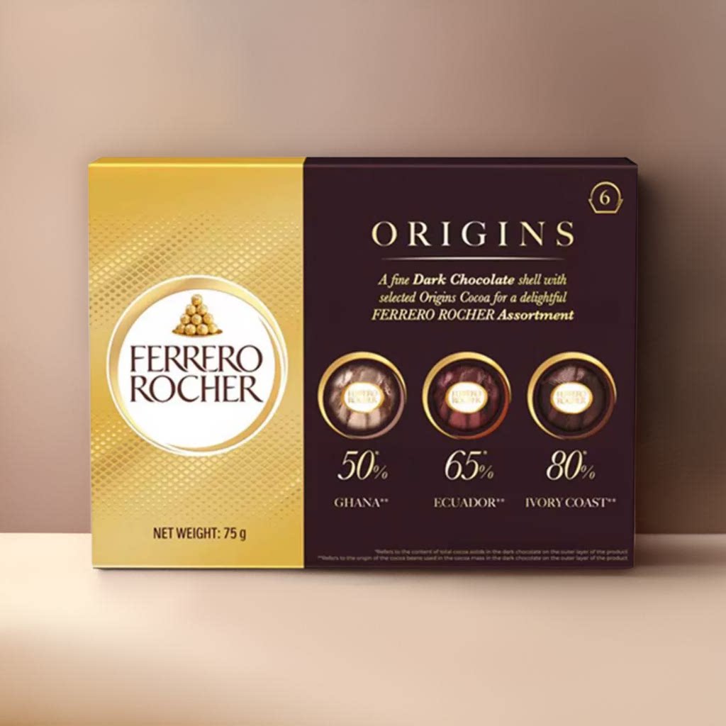 香港费列罗新年礼盒金莎原味朱古力六粒装节日礼物送礼75g