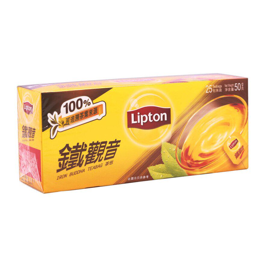 立顿铁观音茶叶25X2G下午茶