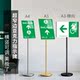 指示牌立式 A4立牌商场医院展示导向牌A3亚克力广告牌香槟金展示牌