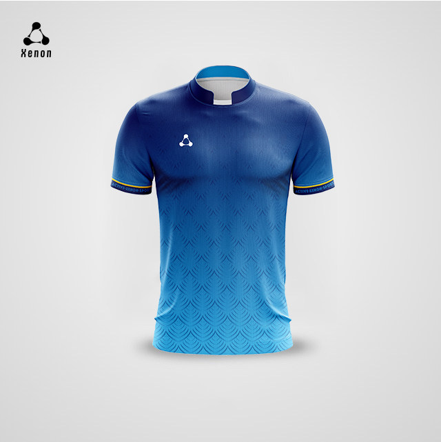 寻球xenon足球服新款羽系列立领修身款球衣透气面料团购送印制