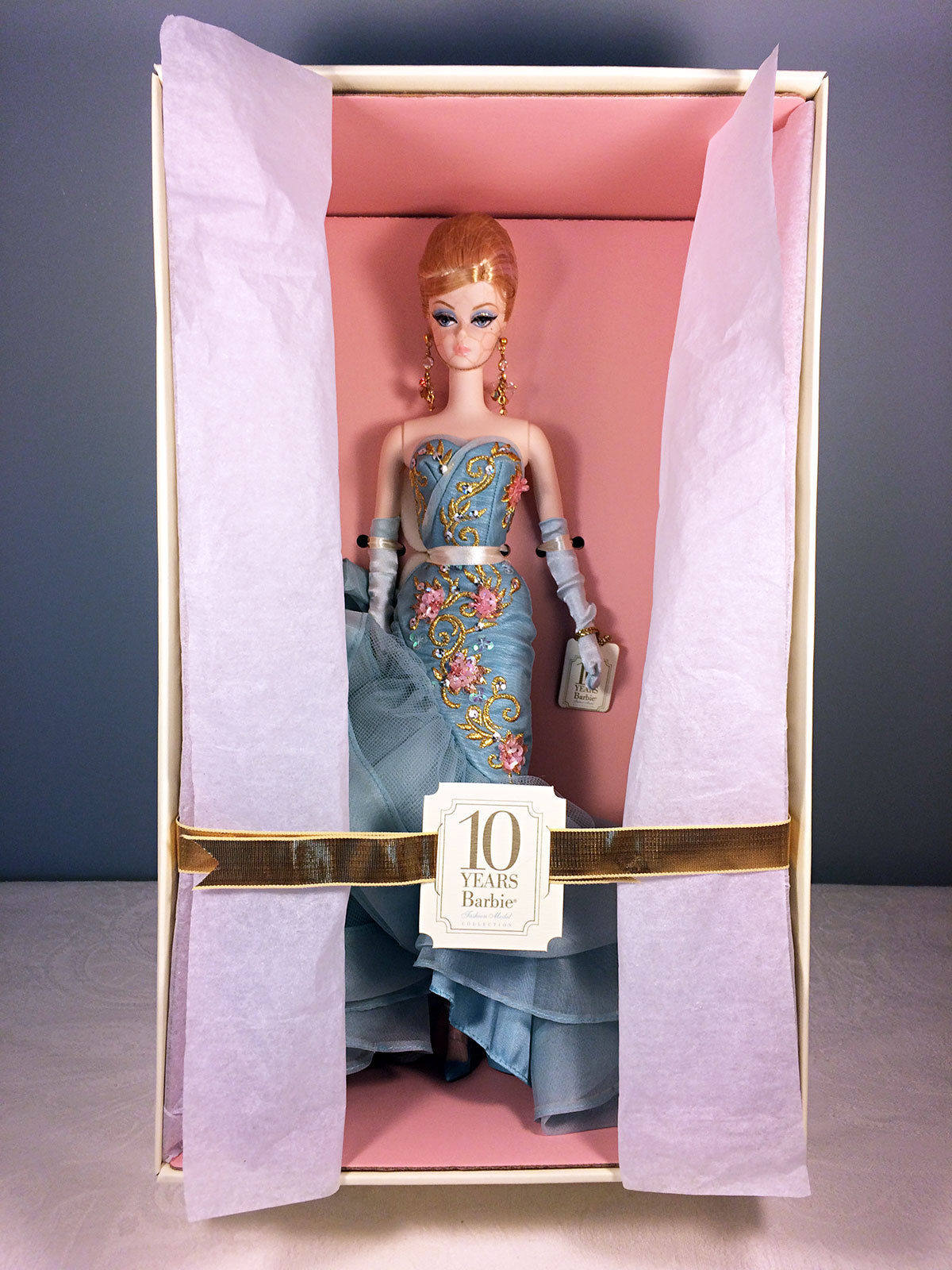 barbie silkstone 10 years tribute 十周年st 金标珍藏 芭比娃娃