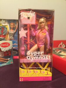 Barbie Super Gymnast 2001 体操运动员 关节体 芭比娃娃