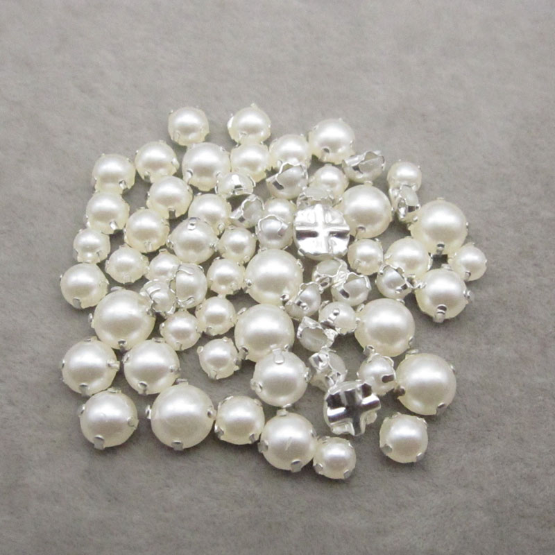 仿珍珠手缝钻DIY手工材料配件