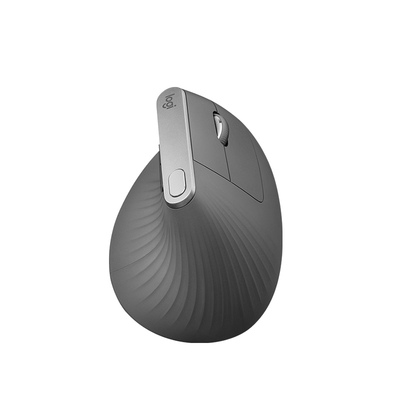 罗技MX Vertical垂直鼠标跨屏操控无线蓝牙双模办公人体工学拆包