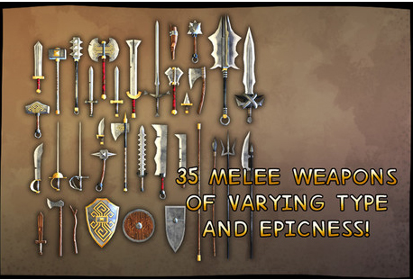 适合hack slash rpg游戏 梦幻主题武器模型包（35种Unity3D设计）